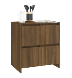 Buffet Chêne marron 70x41x75 cm Bois d'ingénierie