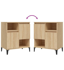 Buffet Chêne sonoma 60x35x70 cm Bois d'ingénierie