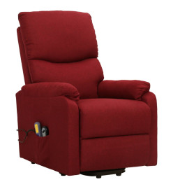 Fauteuil de massage Rouge bordeaux Tissu