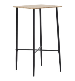 Ensemble de bar 5 pcs Similicuir Noir