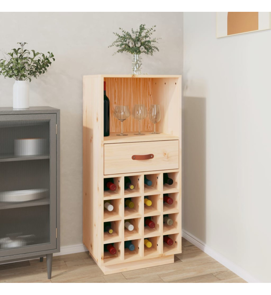 Armoire à vin 45x34x100 cm Bois de pin massif