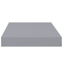 Étagères murales flottantes 4 pcs Gris 40x23x3,8 cm MDF