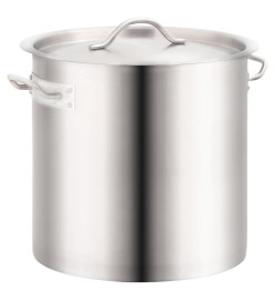 Ensemble de 3 casseroles à bouillon 50/21/6 L Inox