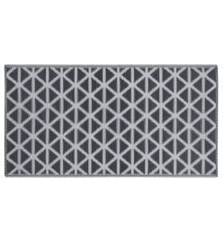 Tapis d'extérieur Noir 120x180 cm PP