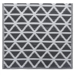 Tapis d'extérieur Noir 120x180 cm PP