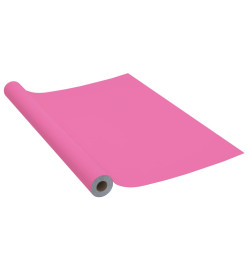 Film autoadhésif pour meubles Rose brillant 500x90 cm PVC