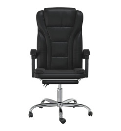 Fauteuil inclinable de bureau Noir Similicuir