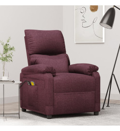 Fauteuil électrique de massage Violet Tissu