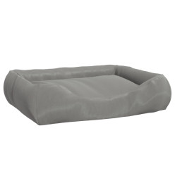 Coussin avec oreillers pour chien Gris 75x58x18 cm Tissu Oxford