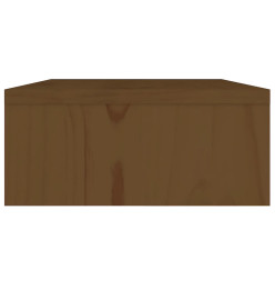 Support de moniteur Marron miel 80x24x10,5 cm Pin solide