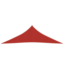 Voile d'ombrage 160 g/m² Rouge 5x5x6 m PEHD