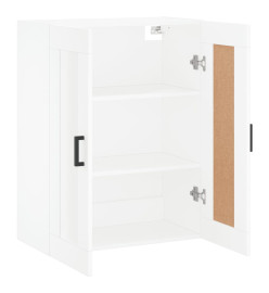 Armoire murale blanc 69,5x34x90 cm bois d'ingénierie