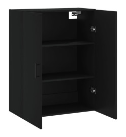 Armoire murale noir 69,5x34x90 cm