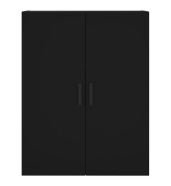 Armoire murale noir 69,5x34x90 cm