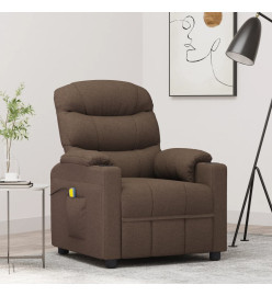 Fauteuil de massage Marron Tissu