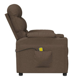 Fauteuil de massage Marron Tissu