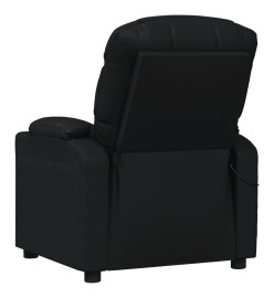 Fauteuil de massage Noir Similicuir