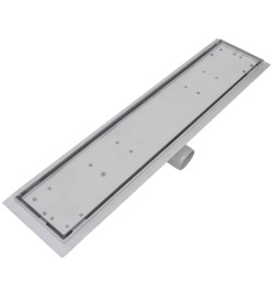 Drain de douche linéaire 2 pcs 630 x 140 mm Acier inoxydable