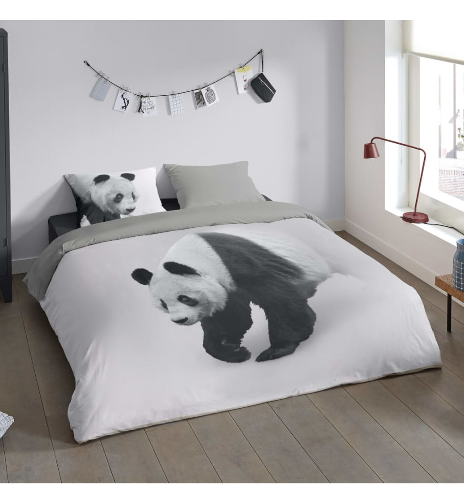 Pure Housse de couette PANDA 135x200 cm