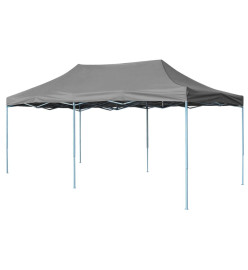 Tente de réception pliable 3 x 6 m Anthracite