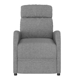 Fauteuil de massage Gris clair Tissu