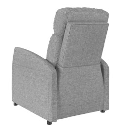 Fauteuil de massage Gris clair Tissu