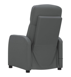 Fauteuil de massage Anthracite Similicuir