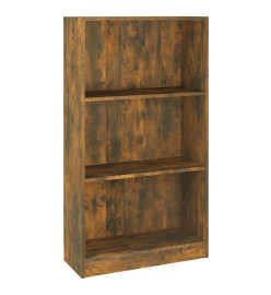 Bibliothèque Chêne fumé 60x24x109 cm Bois d'ingénierie