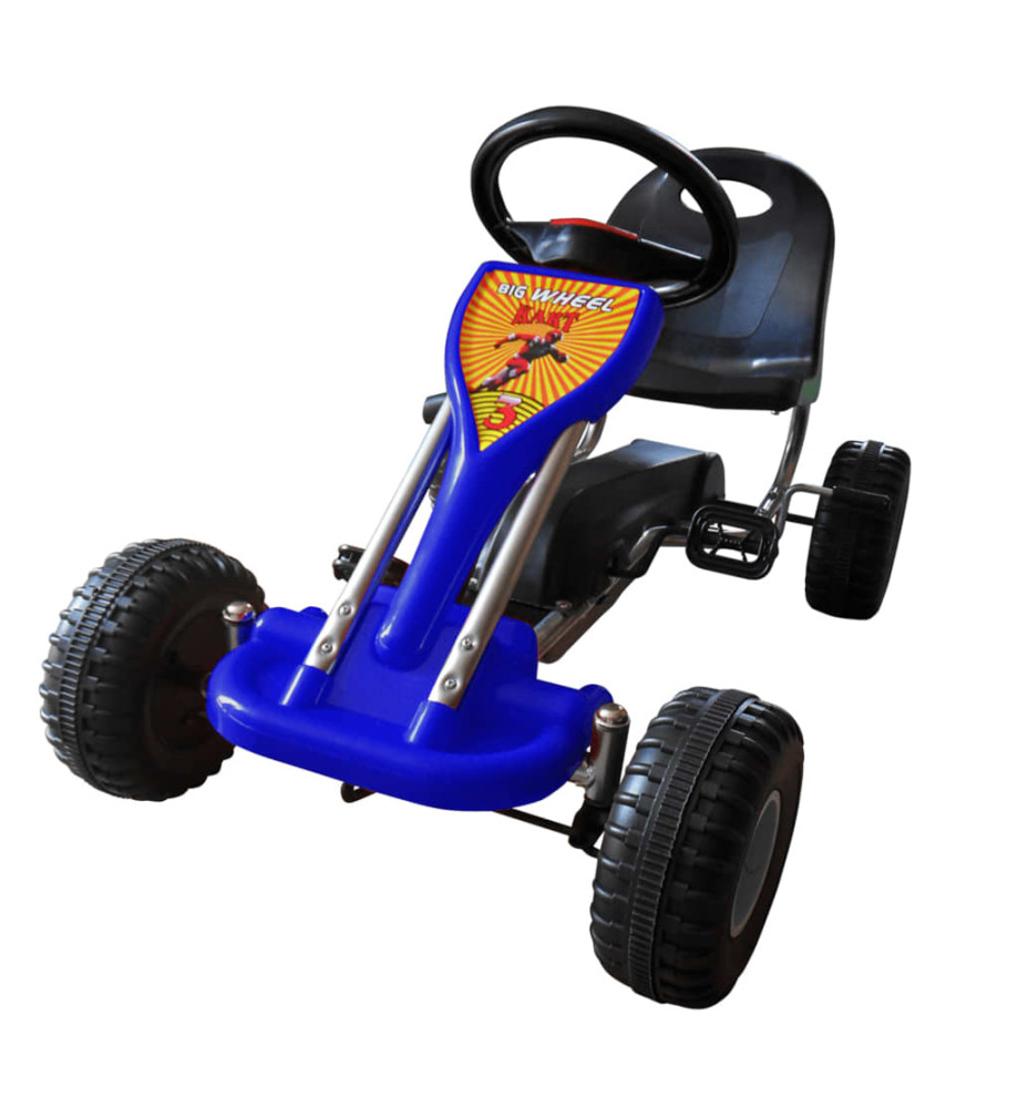 Kart à pédales Bleu