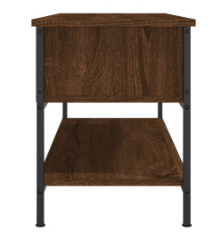 Meuble TV chêne marron 100x35x45 cm bois d'ingénierie