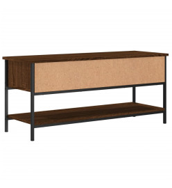 Meuble TV chêne marron 100x35x45 cm bois d'ingénierie