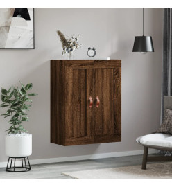 Armoire murale chêne marron 69,5x34x90 cm bois d'ingénierie