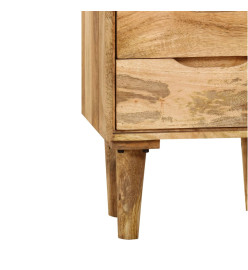 Table de chevet Bois de manguier massif 40 x 30 x 59,5 cm