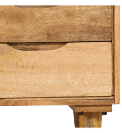 Table de chevet Bois de manguier massif 40 x 30 x 59,5 cm