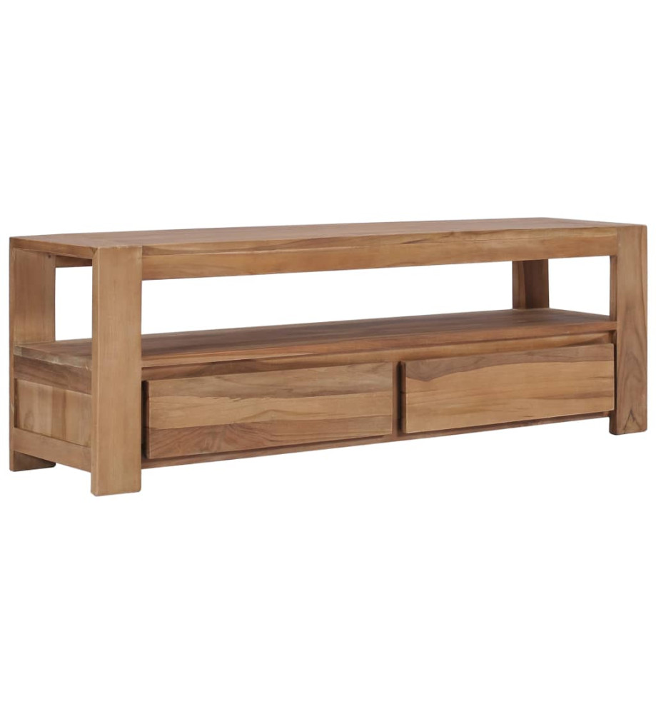 Meuble TV 120 x 30 x 40 cm Bois de teck massif