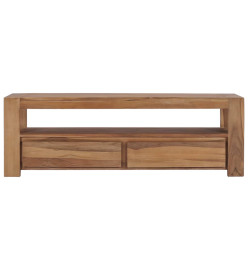 Meuble TV 120 x 30 x 40 cm Bois de teck massif