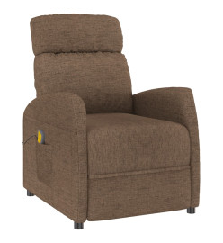 Fauteuil de massage Marron Tissu