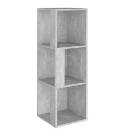 Armoire d'angle Gris béton 33x33x100 cm Aggloméré