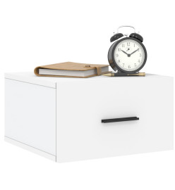 Tables de chevet murales 2 pcs blanc 35x35x20 cm