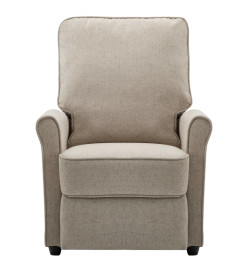 Fauteuil de massage Crème Tissu