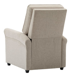 Fauteuil de massage Crème Tissu