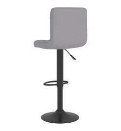 Tabouret de bar Gris clair Tissu