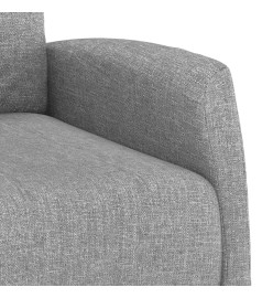 Fauteuil inclinable électrique Gris clair Tissu