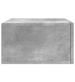 Tables de chevet murales 2 pcs gris béton 35x35x20 cm