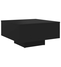 Table basse Noir 60x60x31,5 cm Aggloméré