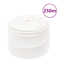 Corde de bateau Blanc complet 12 mm 250 m Polypropylène