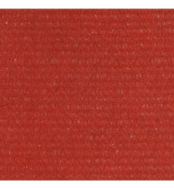 Voile d'ombrage 160 g/m² Rouge 3,5x5 m PEHD