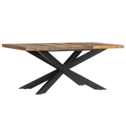 Table de salle à manger 180x90x76cm Bois de récupération solide