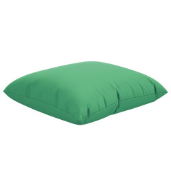 Coussins décoratifs 4 pcs vert 40x40 cm tissu