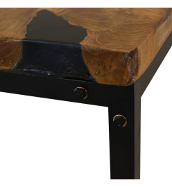 Table basse Teck Résine 110 x 60 x 40 cm